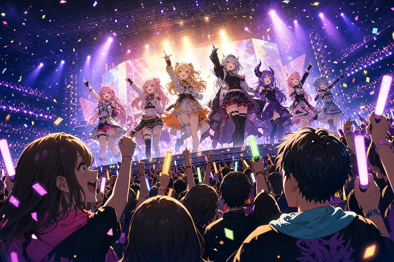 hololive's Nepolabo and holoX Team Up for First Joint Live