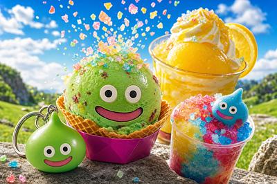 A Slime Made of Ice Cream Joins Dragon Quest's 40th