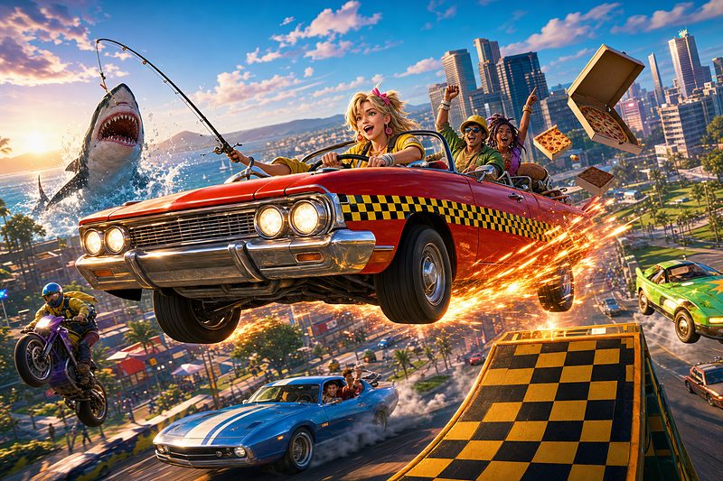 Crazy Taxi drifts back in 2027