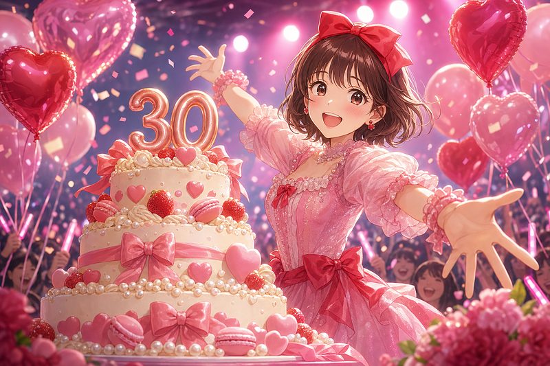 A-rin's first birthday as a married woman