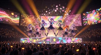 Gakumas Holds Its First Real-Stage 3DCG Idol Concert