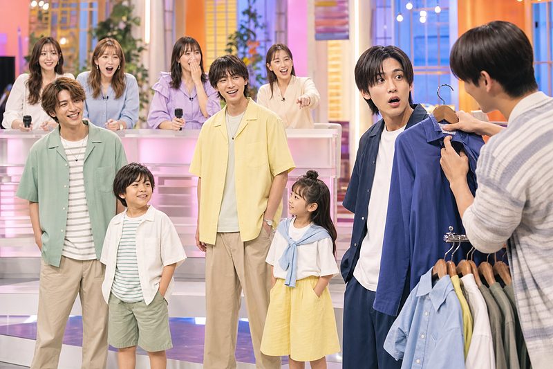 Snow Man Styles Uniqlo for a Family Fashion Showdown