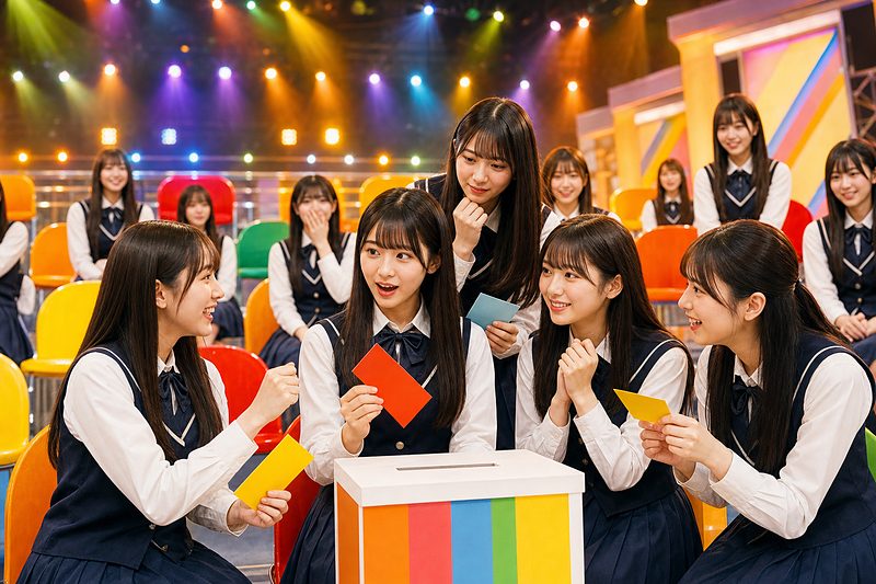Hinatazaka46 Reshuffles Its 'Factions' on Late-Night TV
